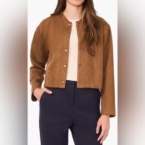 Halogen Tan Suede Women's Jacket NWT